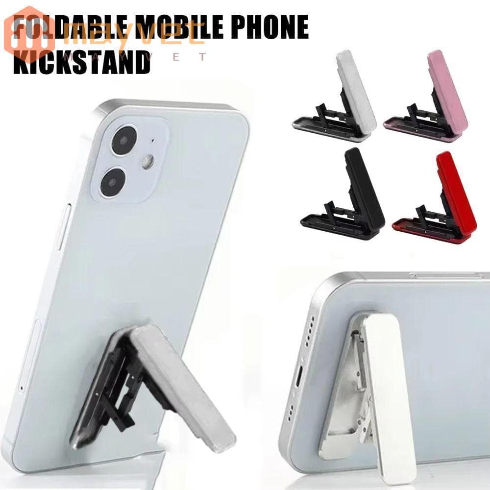 Suporte Dobrável Para Telefone MAYVET , De Plástico Celular Preto Prateado Vermelho Rosa