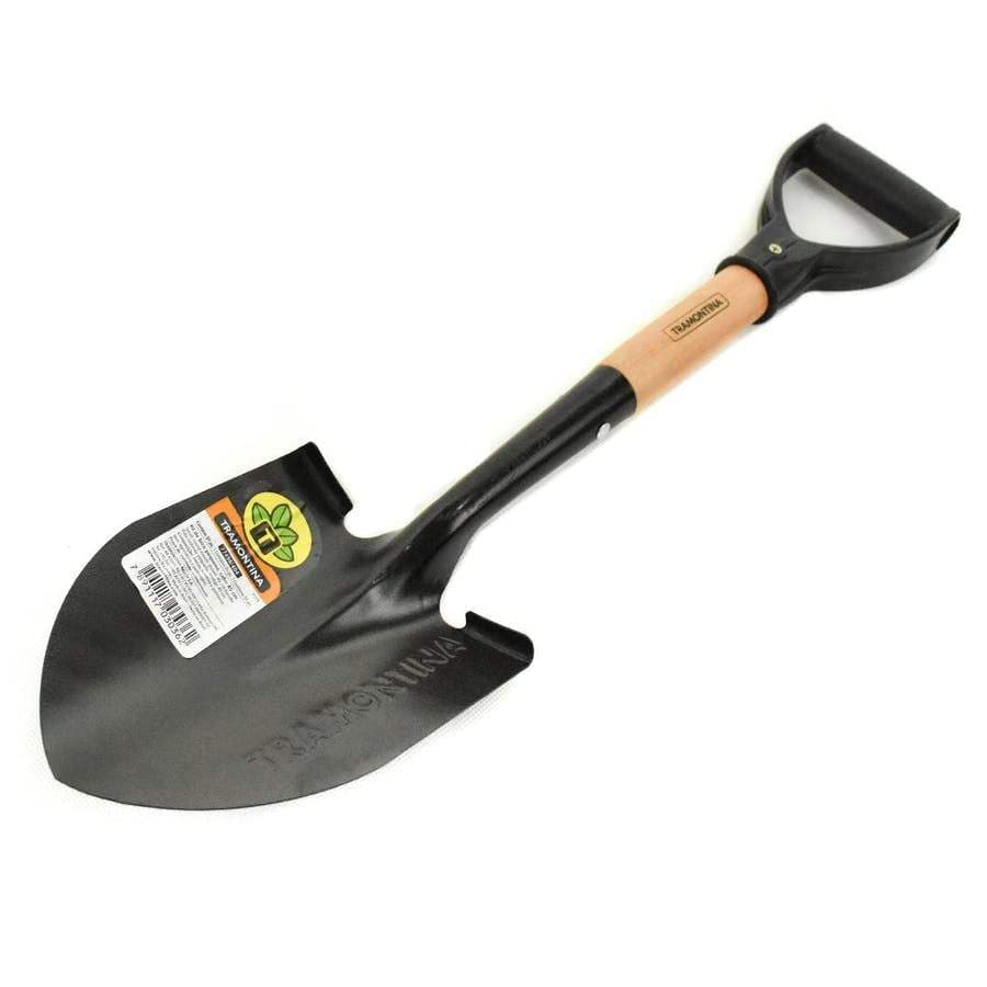 PÁ DE BICO COM CABO MADEIRA 45CM C/ EMPUNHADURA PVC TRAMONTINA