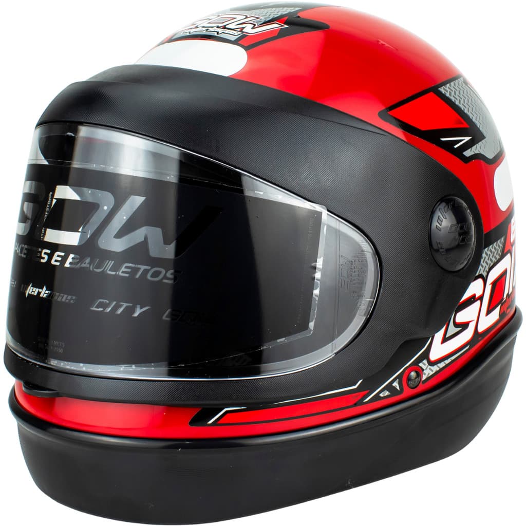 Capacete Fechado Integral Viseira Automática Interlagos Gow