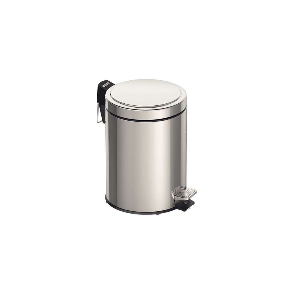 Lixeira com Pedal em Aço Inox e Balde Interno 5L Tramontina