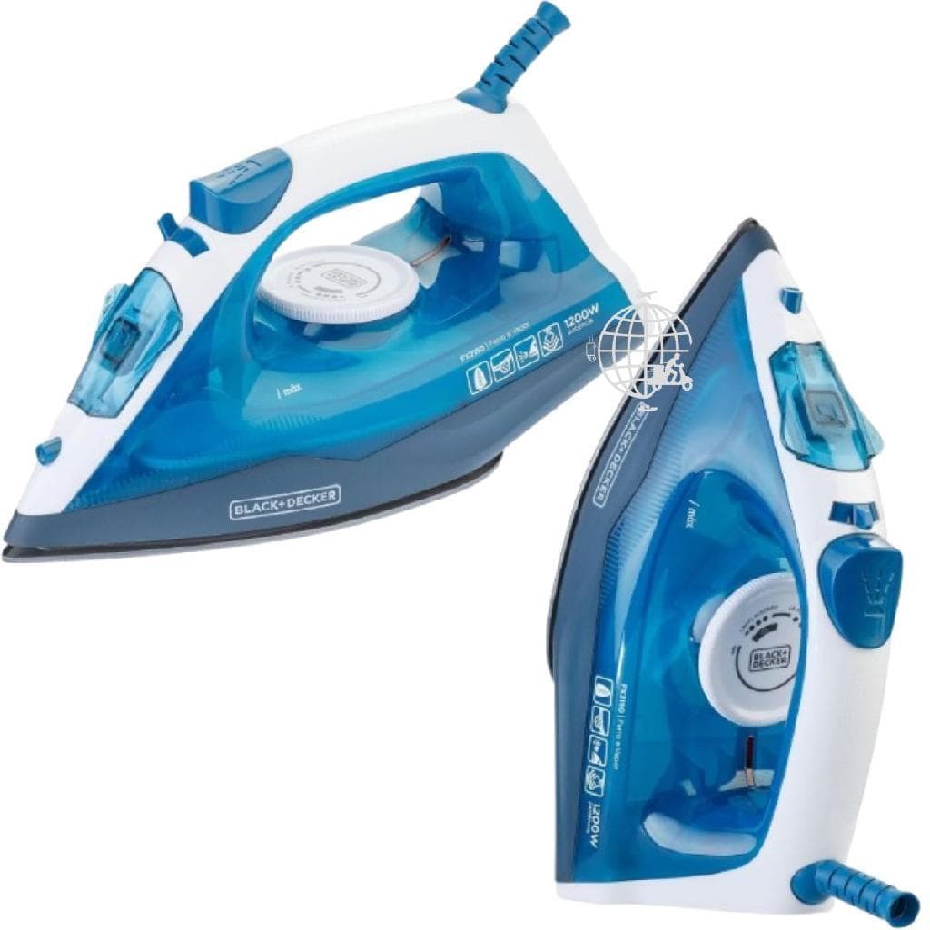 Ferro De Passar Roupa À Vapor E À Seco FX2150 Com Base Antiaderente 1200W Azul E Branco 110V.