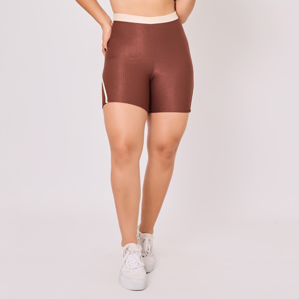 Short legging feminino fitness de academia para corrida confortavel Sophia.