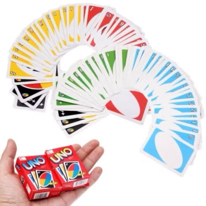 MINI Jogo de cartas Uno 12 Jogos de cartas Lembrancinha festas aniversario