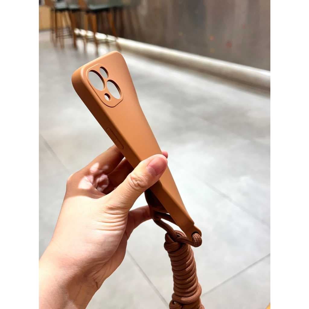 Case Cordão de pescoço Aveludada para iPhone 16 PRO MAX 15 14 13 12 11 17 AIR