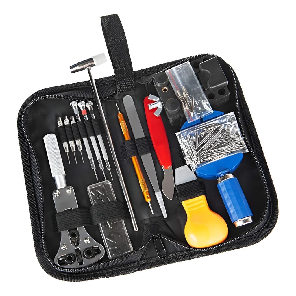 Kit Relojoeiro 151pcs Ferramentas Reparo Conserto Relógios