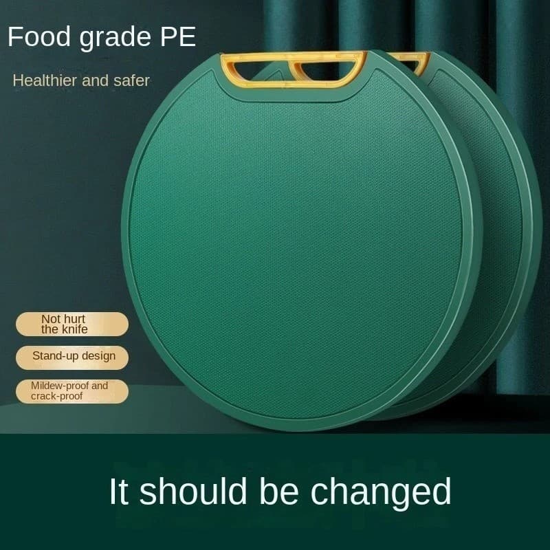Tábua de corte antibacteriana antimofo de 30 cm com suporte, adequada para cozinha