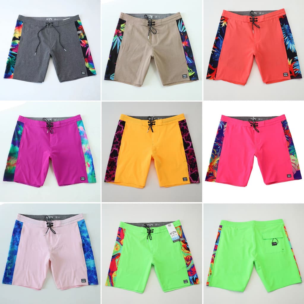 Bermuda Masculina De Surf À Prova D'água | Shorts De Praia De Secagem Rápida Com Elástico De 4 Vias