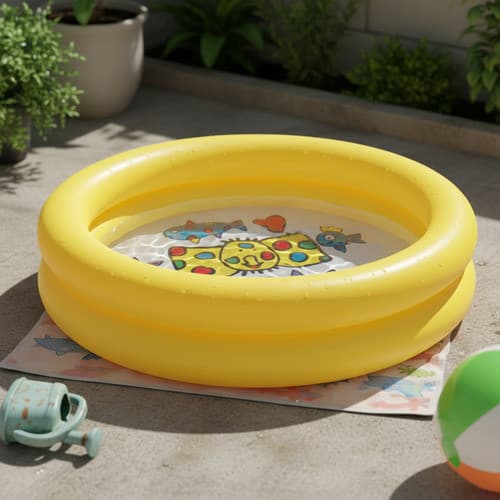 Piscina Inflável Bebê Infantil 28L 61 cm redonda Portátil Praia Verão Criança