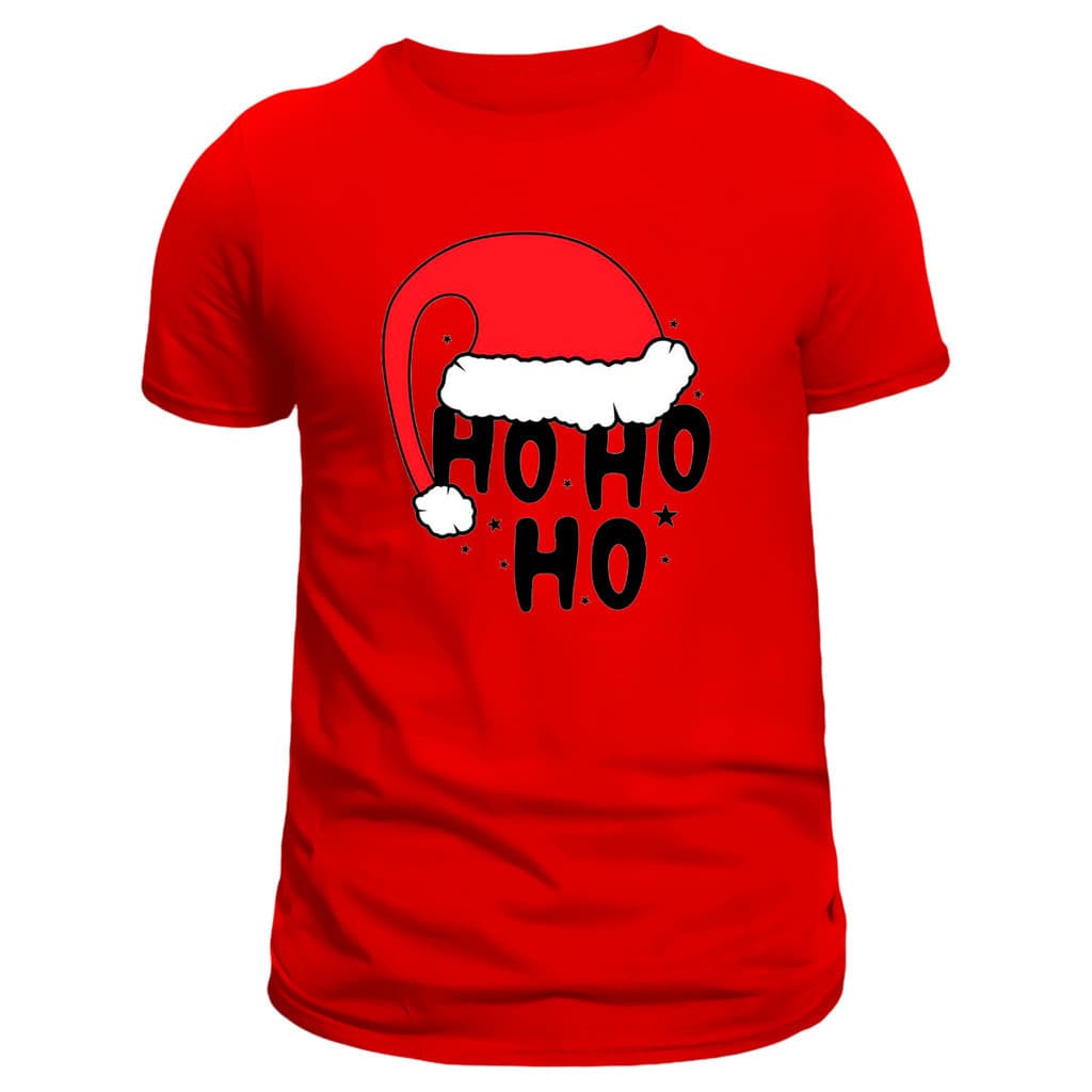 Camiseta Ho Ho Ho Papai Noel Estampa Natal Unissex 100% Algodão Premium