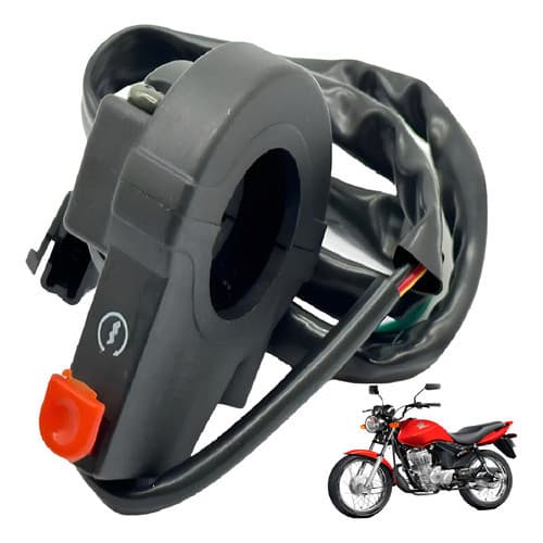 Punho Interruptor Partida Cg Fan125 2009 2010 2011 2012 2013 2014 2015