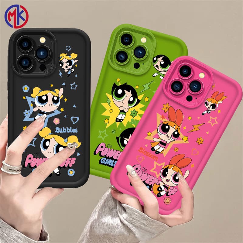 Capa Para MOTO G84 G54 G10 G14 G15 G22 G24 G34 G35 G53 G60 G75 EDGE 50 Ultra E13 E14 Softcase Meninas Superpoderosas Ata
