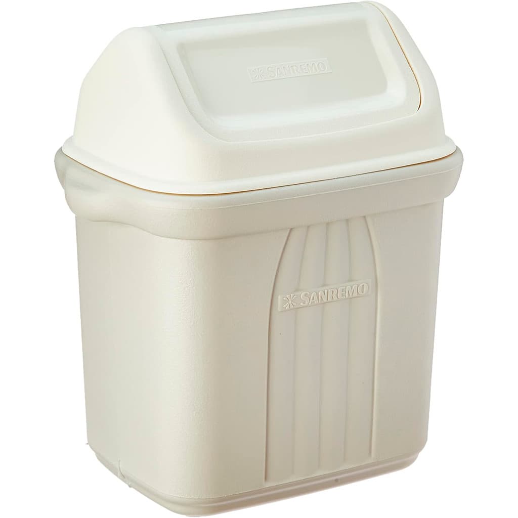 Lixeira de Pia Basculante 6,5 litros Sanremo Compacta e resistente