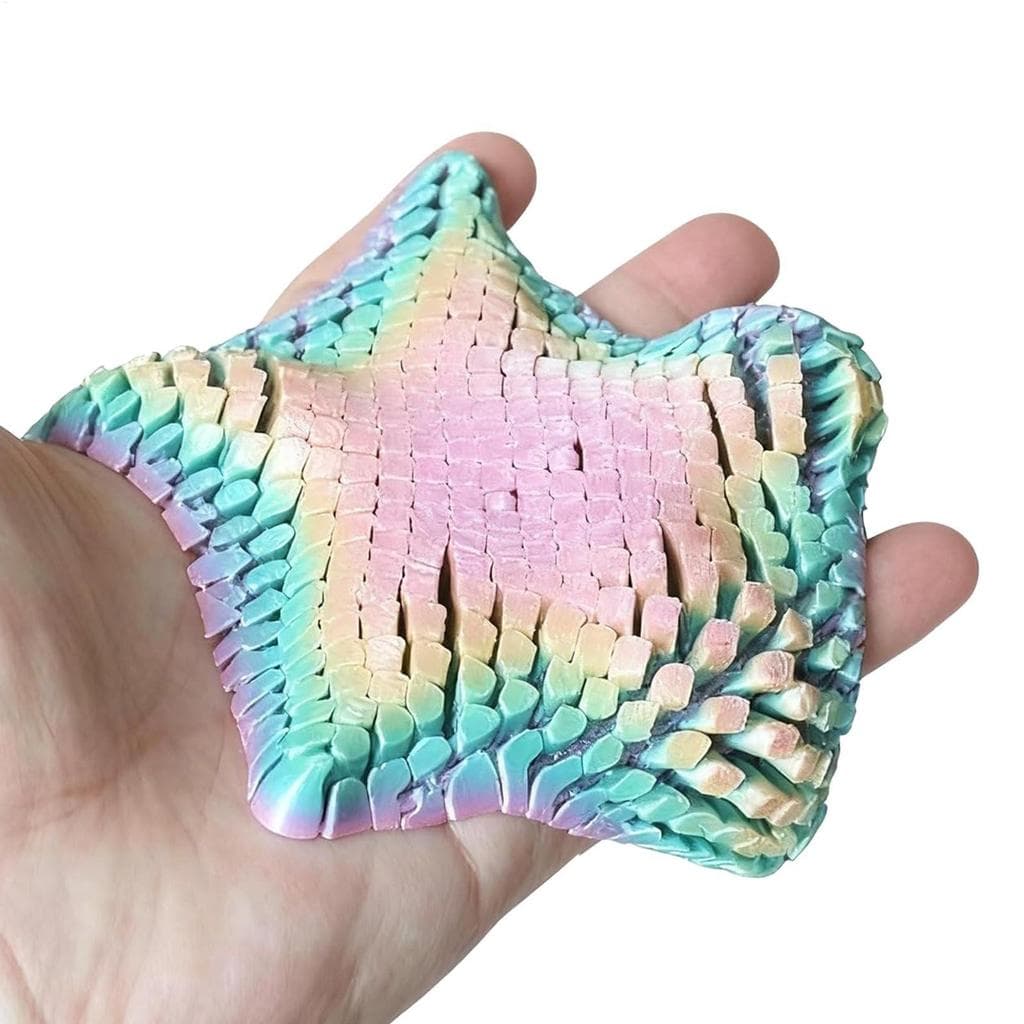 Impressão 3D Criativo Estrela Do Mar Brinquedos Fidget Torre Espiral Educacional Legal Dedo Descompressão Brinquedo