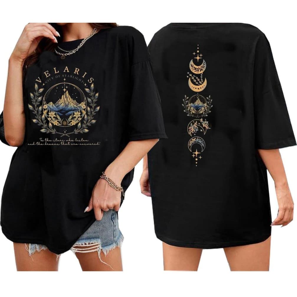 BEAST FASHION CAMISETA ACOTAR EDIÇÃO SOMBRAESTELAR | TECIDO TOQUE DE FADA 100% ALGODÃO