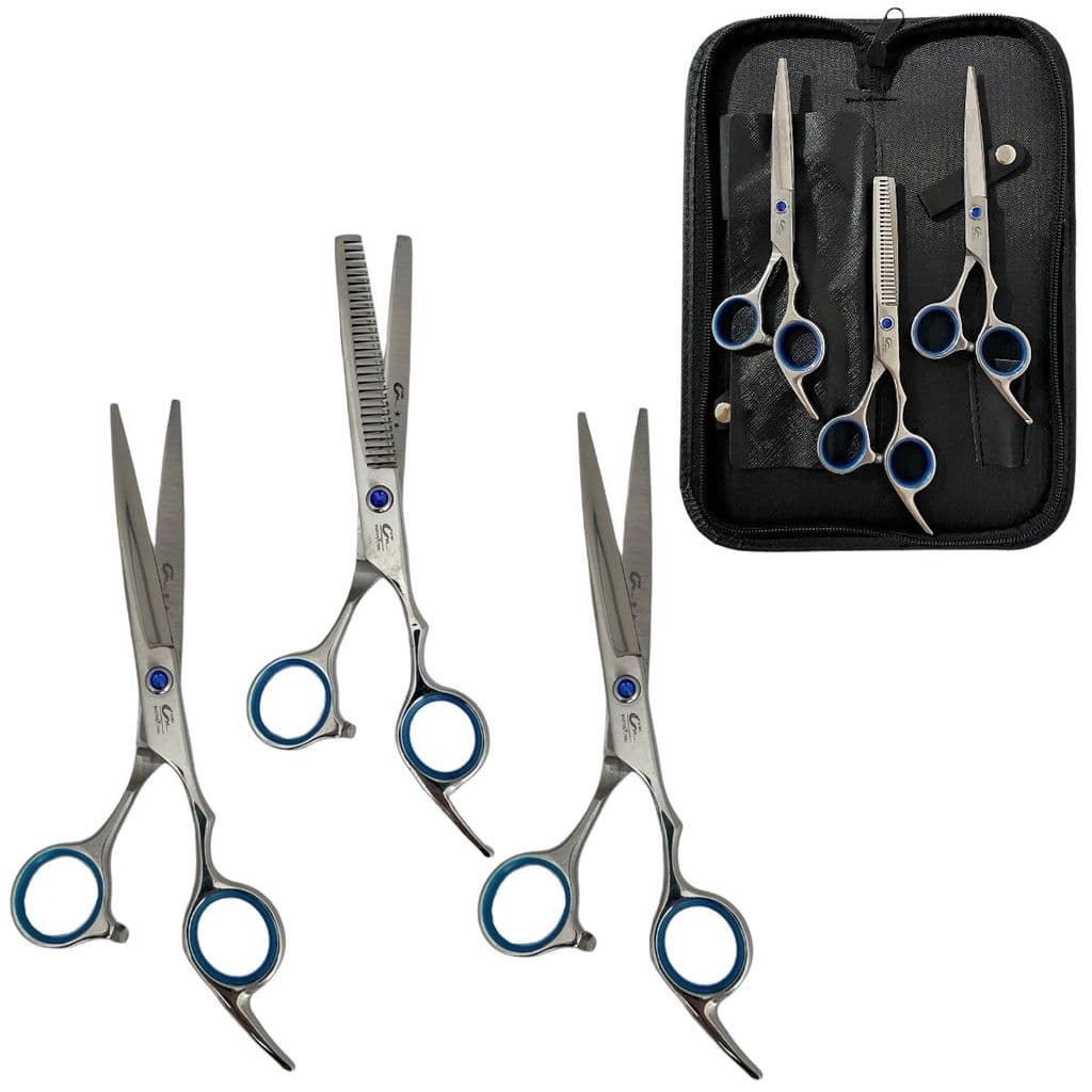 Tesoura Fio Navalha Laser E Desfiadeira Umi Kit 6.0