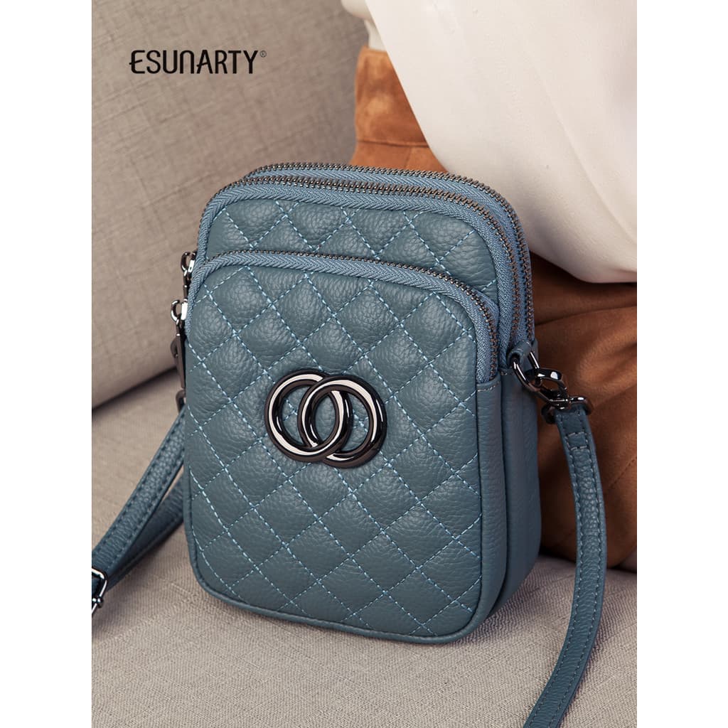 Outono pequeno saco para o telefone móvel 2026 novo estilo moda diamante bolsa de ombro senhoras cintura saco de couro g