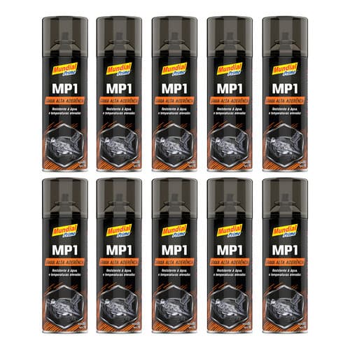 10 Graxa Alta Aderência Spray Resiste Água Temperatura 250ml