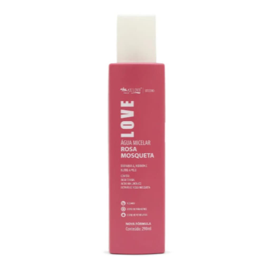 Água Micelar Rosa Mosqueta Max Love 290ml
