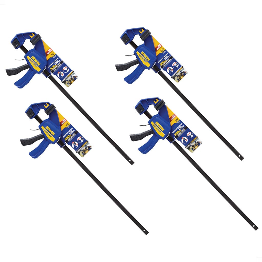 Kit 04 Grampo Marceneiro Irwin Medium Duty 24 60cm Irwin 2005969