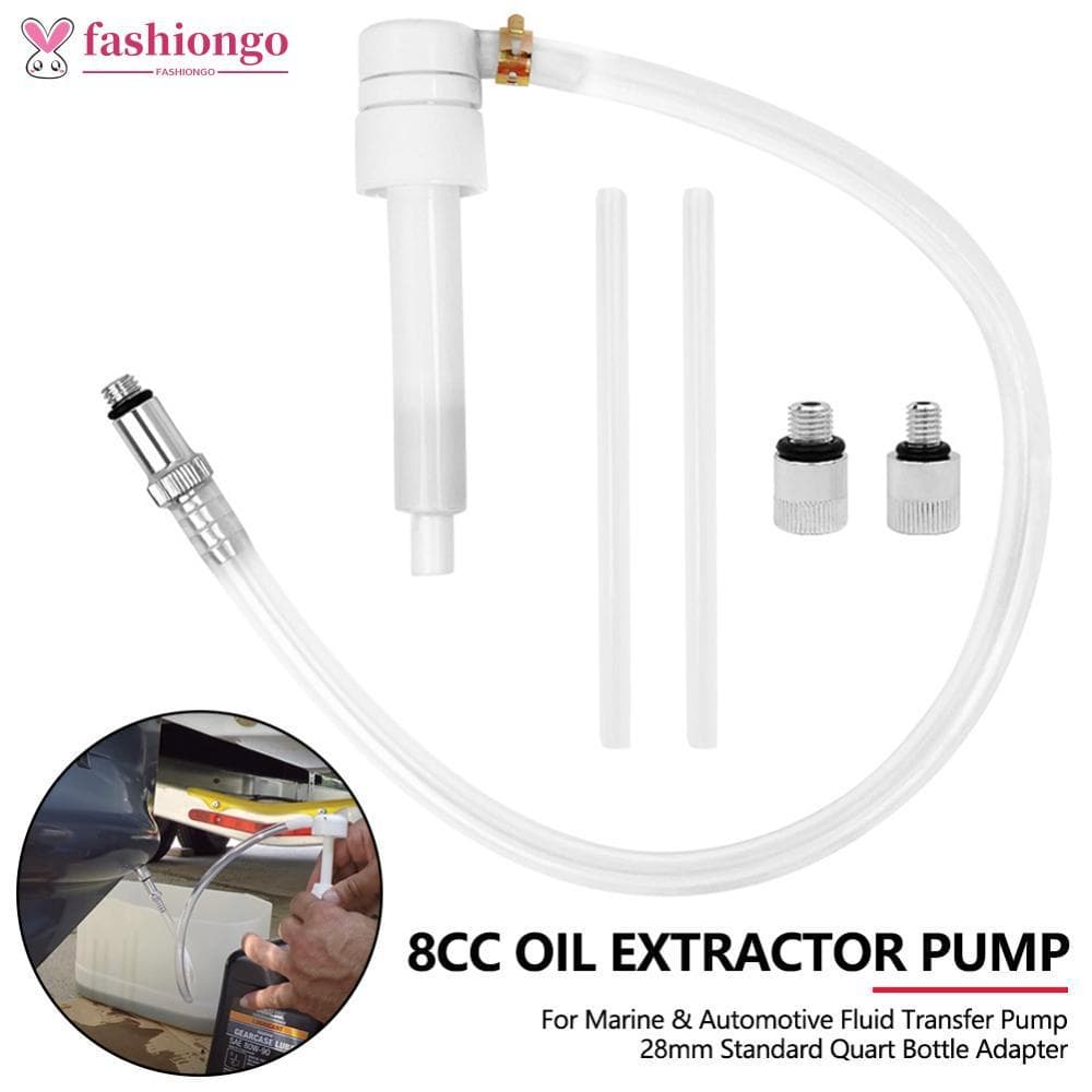 FASHIONGO 8CC Bomba Extratora De Óleo Kit De Mudança De Fluido De Freio Para Transferência Marinho E Automotivo 28mm G1W