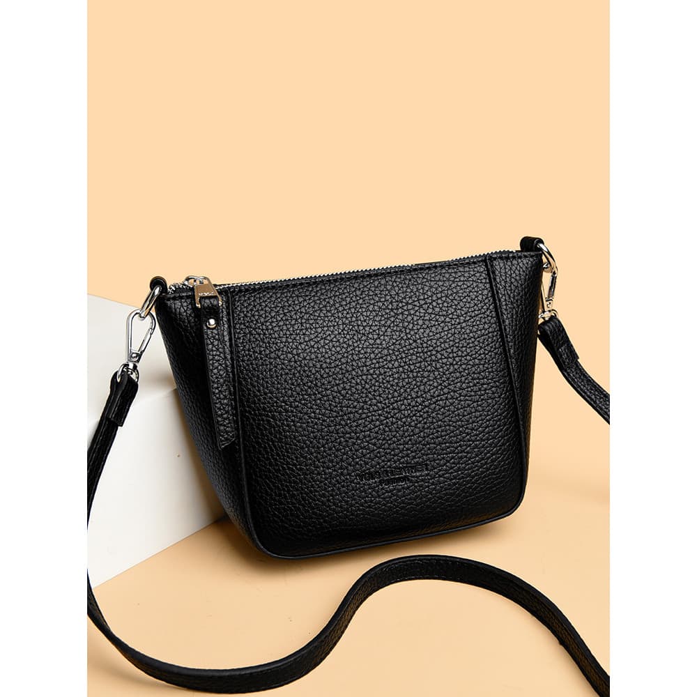 Bolsa de couro genuíno Popular deste ano 2025 verão novo estilo High-End simples pequeno saco de couro feminino bolsa de