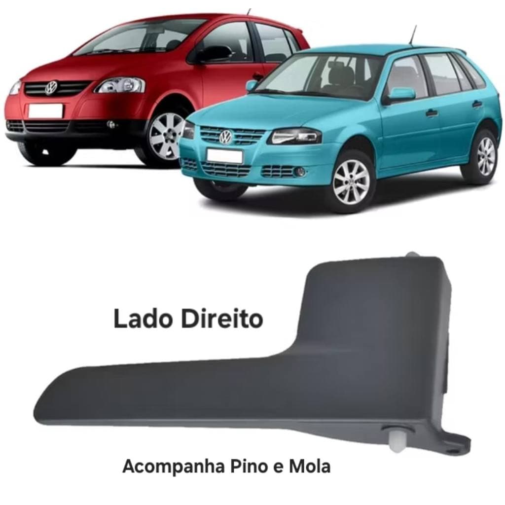 Maçaneta interna Direita ( lado Passageiro  ) Gol Parati Saveiro G4  Fox Cor Grafite  Diant / Traseira