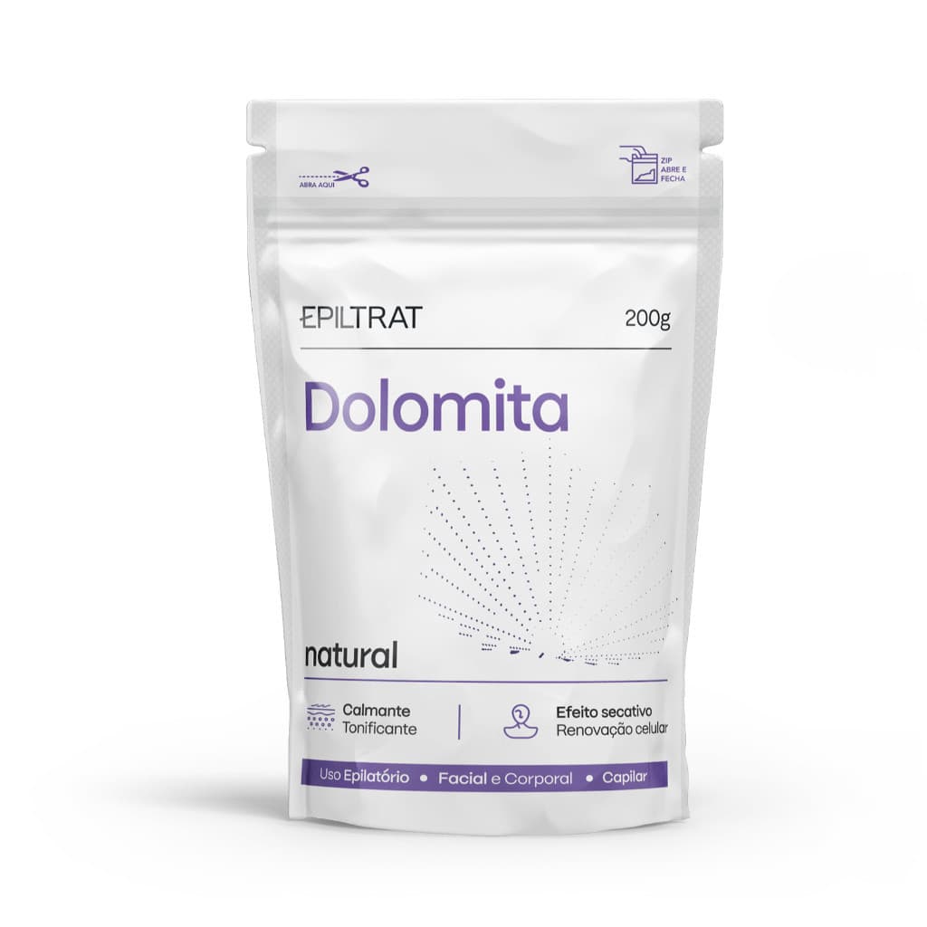 Dolomita Labotrat Epiltrat 100% Natural Purificante Calmante Máscara Facial e Capilar Pós Depilação