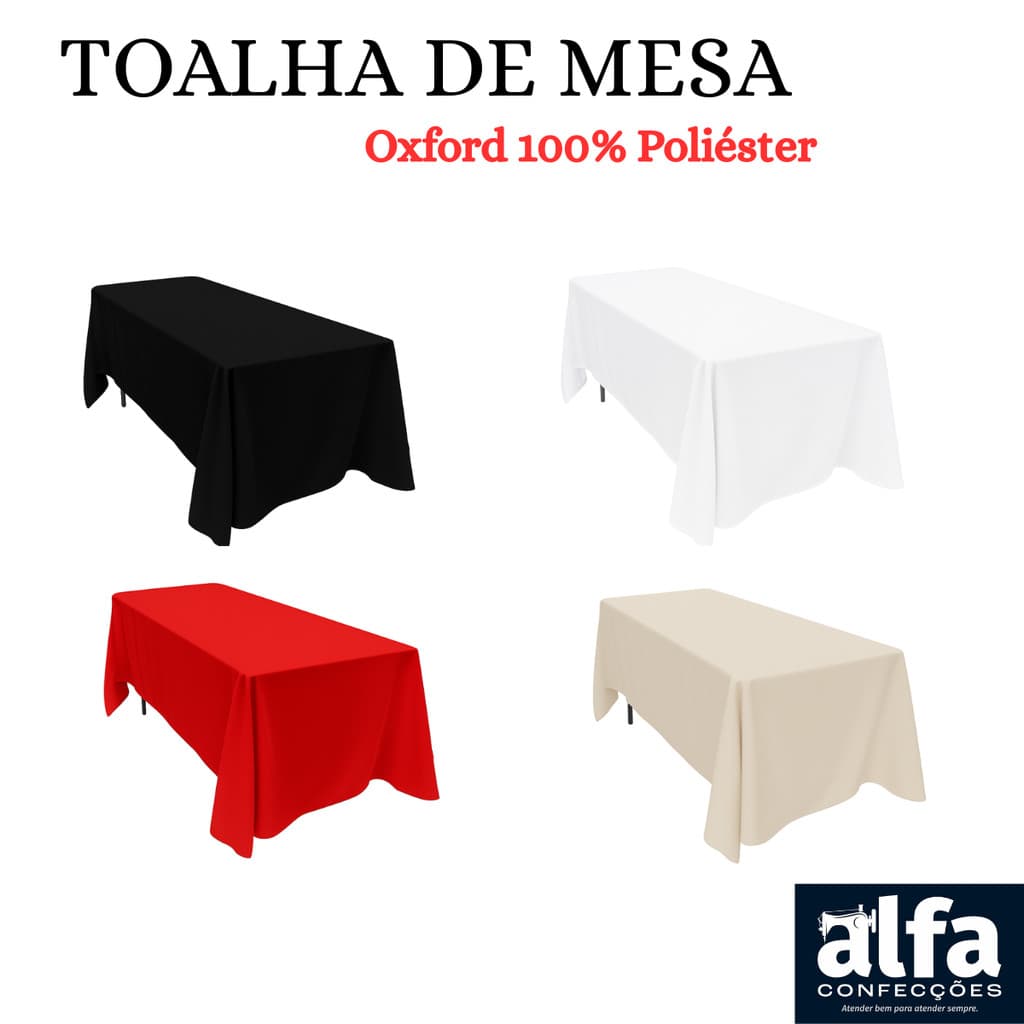 Toalha de Mesa Oxford Luxo Pranchao Tampao 3X2 Festa Decoração Buffet Envio Imediato