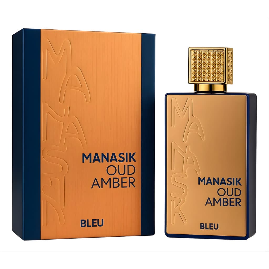 Perfume Árabe Oud Amber Bleu Edp Unissex Manasik - 100ml