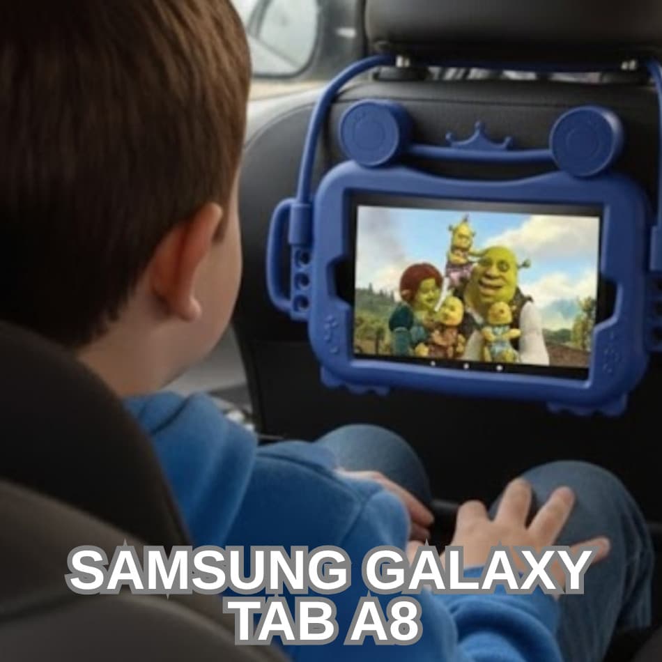 Capa Infantil Viagem Para Tablet Samsung Galaxy Tab A8 T290 T380 com Alça para Pendurar