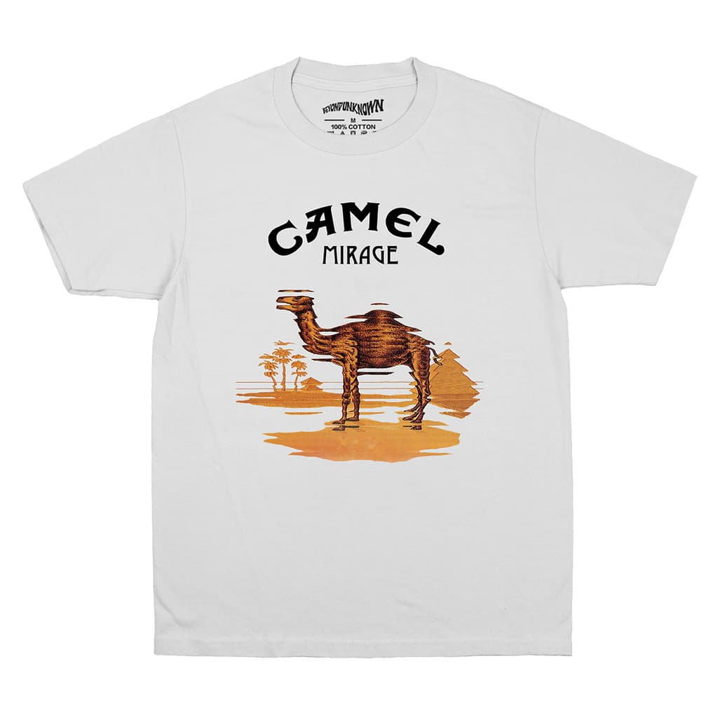 Music Soul Camiseta Unissex Camel Banda Rock Progressivo Arte Estampada Branca Estilosa Confortavel Retrô Verão