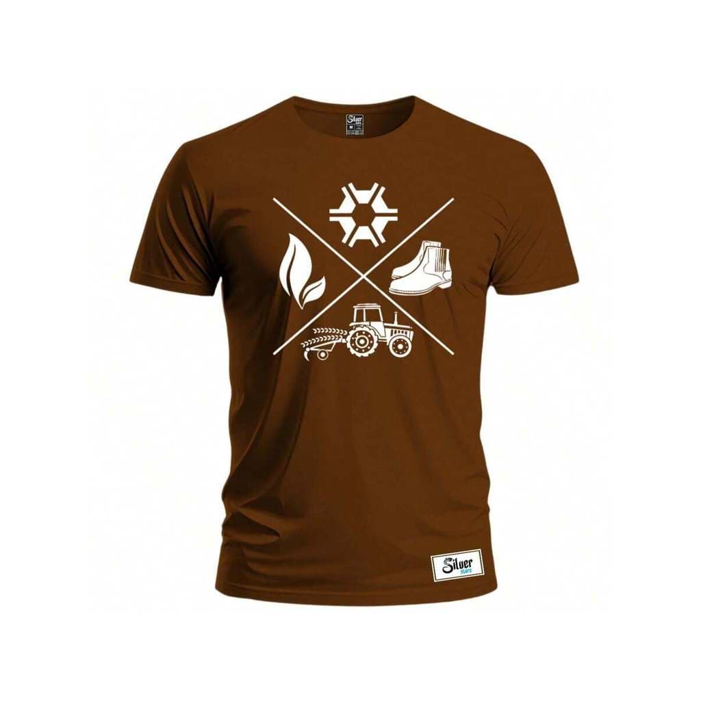 Camiseta Agro 4 Elementos Blusa Coutry Unissex De Cowboy 100% Algodão