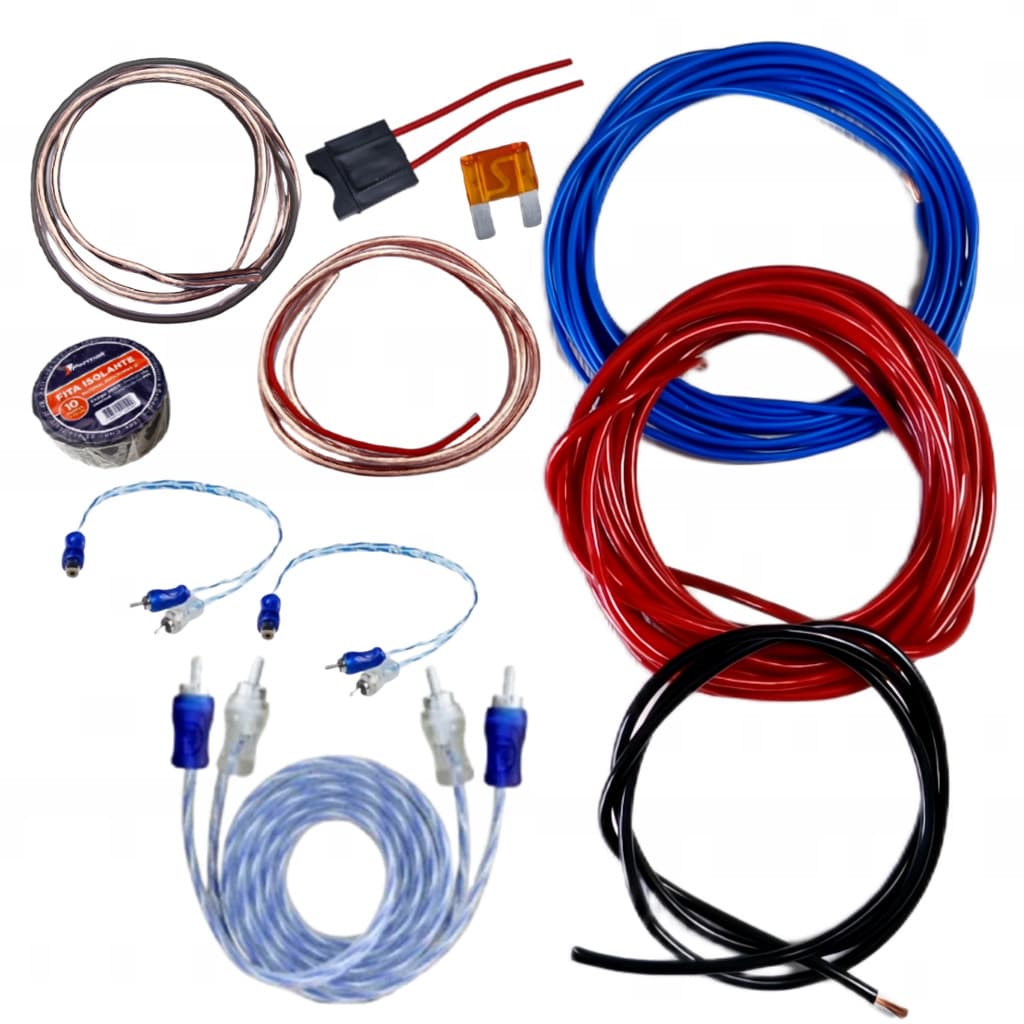 Kit Instalação Para Caixa bob Trio modulo amplificador de 400 até 500rms