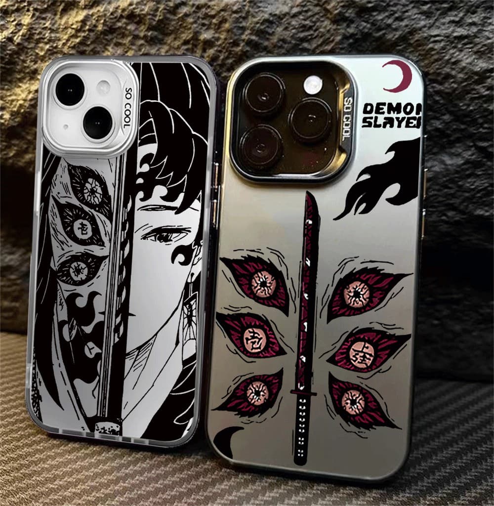 Capa Para iPhone 7 Plus 17 Pro Max 17Air 16 15 13 11 14 12 11 Xs XR 8 SE 2020 IMD Anime Masculino Protagonista Tanjirou
