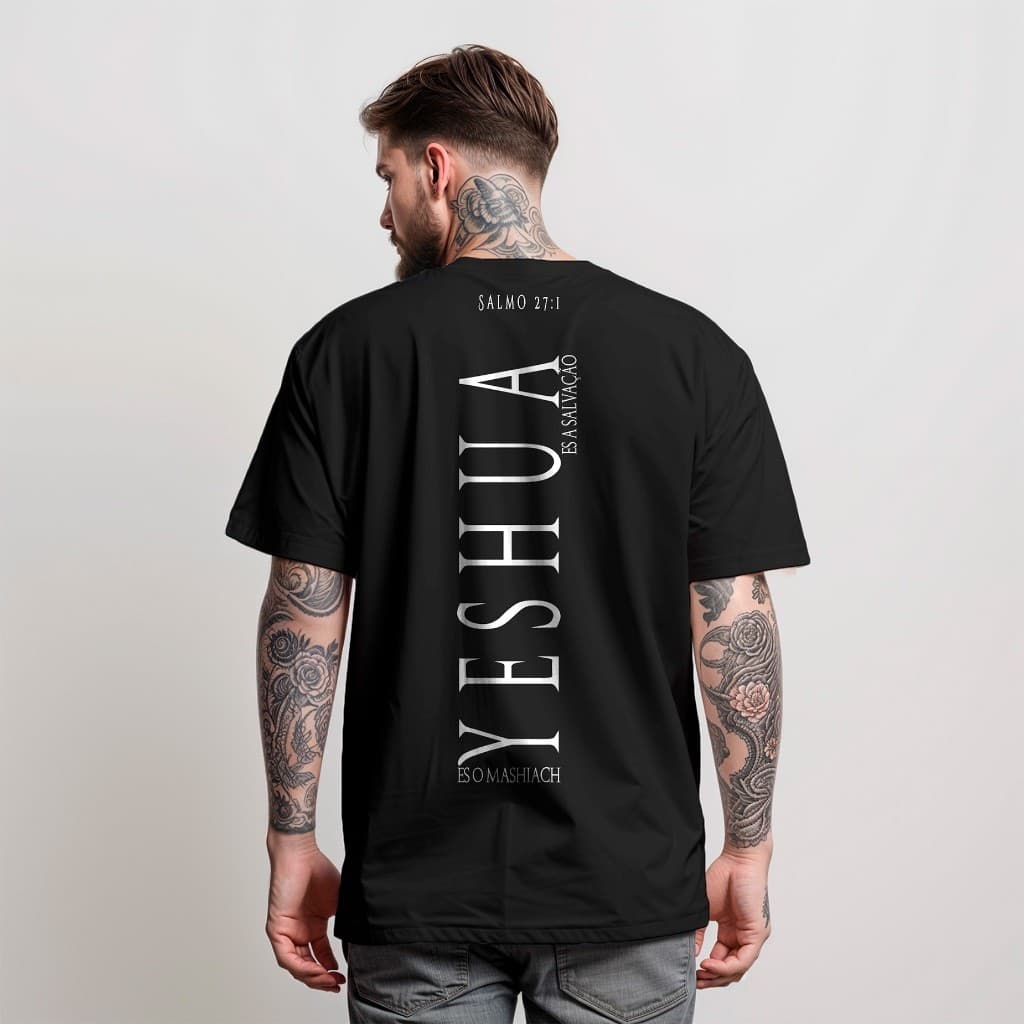 Camiseta Masculina Feminina Plus Size e Slim Yeshua T-shirt 100% Algodão Puro Street Wear