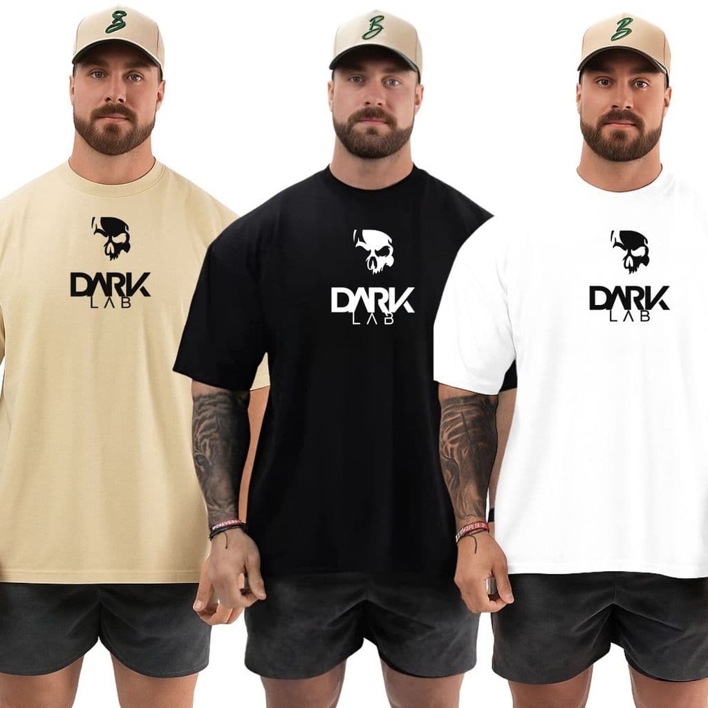 Camiseta masculina Oversized  para Academia Musculação camisa premium Treino streetwear 100% Algodão