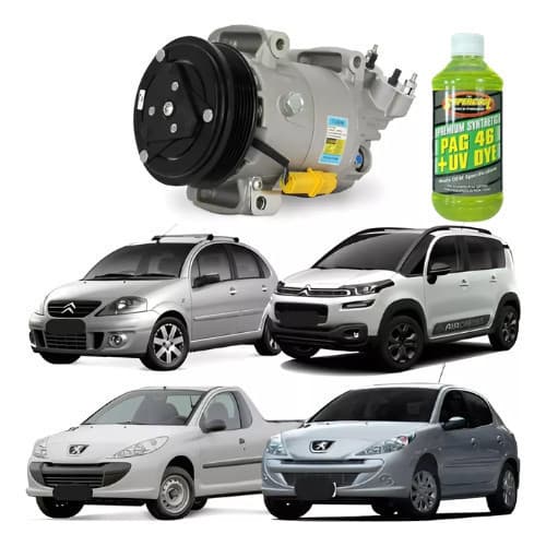 Compressor Ar Aircross 1.4/1.6 2009 A 2012 Delphi + Óleo Lacrado