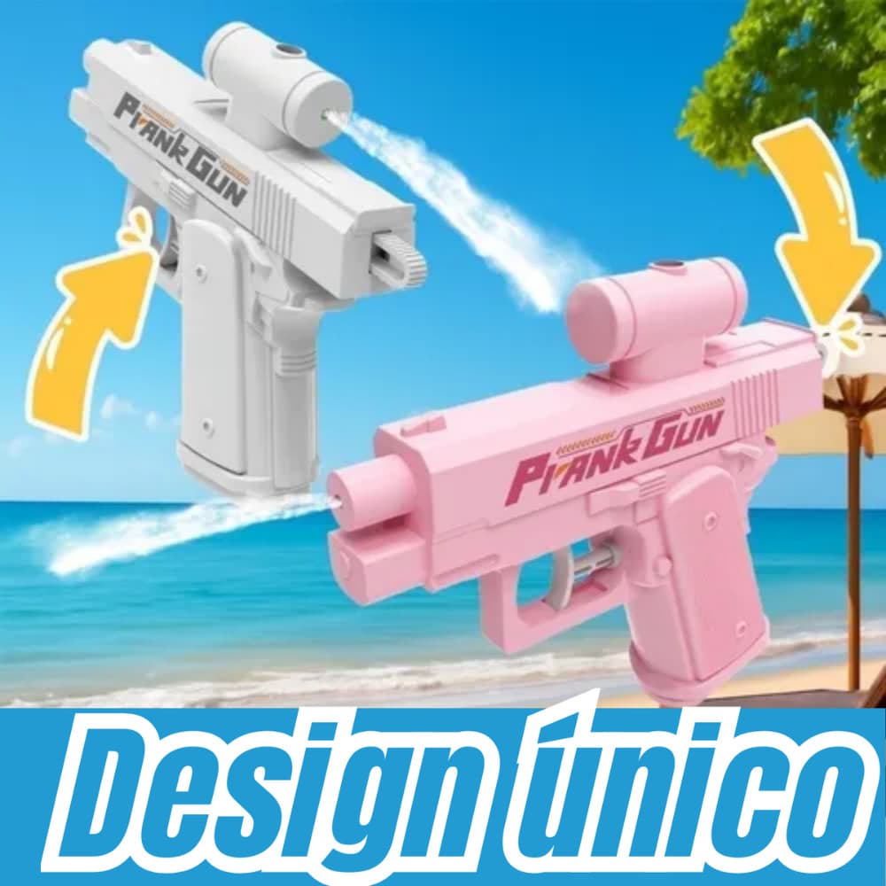 Brincadeiras com brinquedos em alta: pistola de água de dupla ação - Presente de Natal