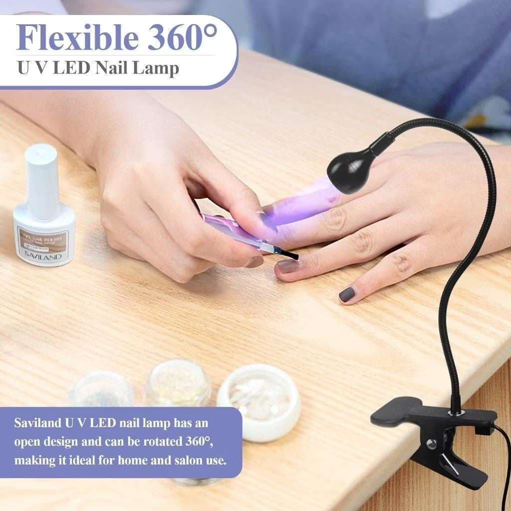 Mini cabine lanterna clip de mesa led uv secagem gel Para Unhas