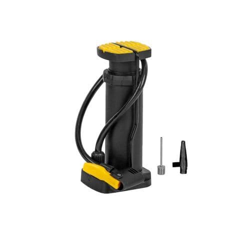Bomba Ar Pedal Inflador Pneus Adaptador Multiuso Fácil Uso Portátil