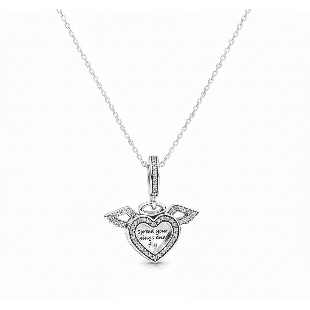 Colar Heart And Angels Prata 925