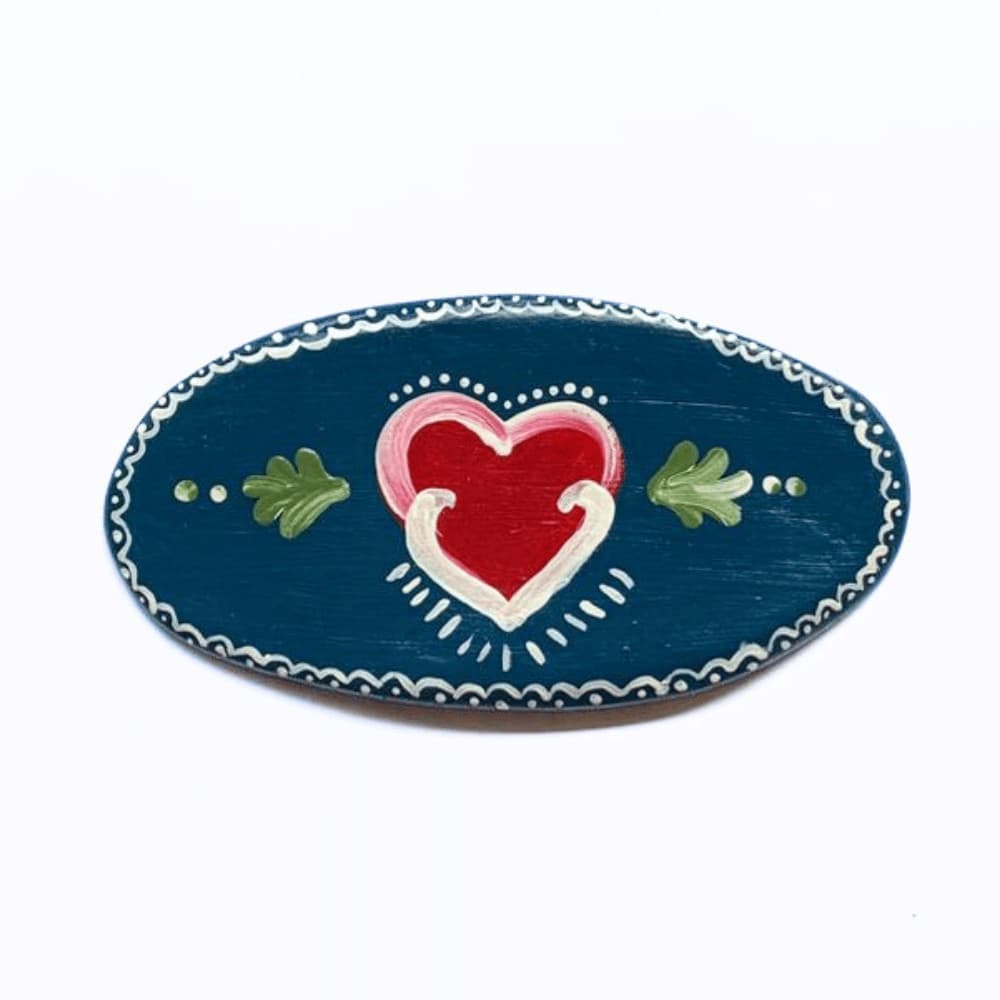 Placa Decorativa Cerâmica Fria - Coração - Casa Toco