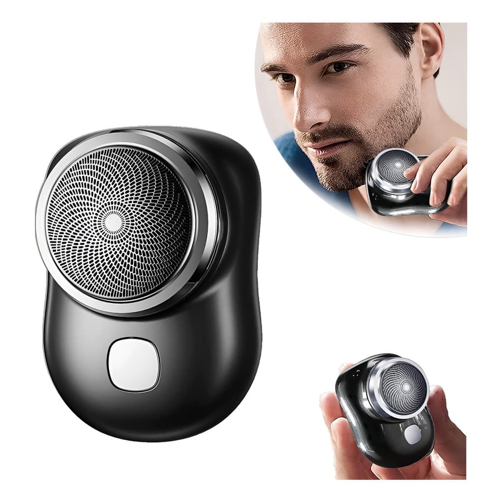 Mini Barbeador Elétrico Turbo Usb Tipo-c À Prova D'água