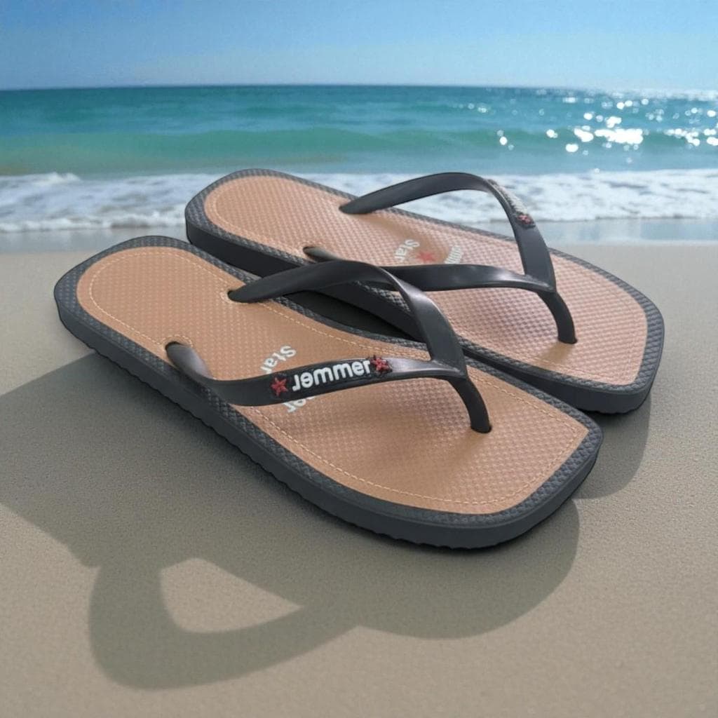 Chinelo Feminino Summer Star Leve Confortável Macio Antiderrapante Tendência Verão 2025 Praia e Piscina