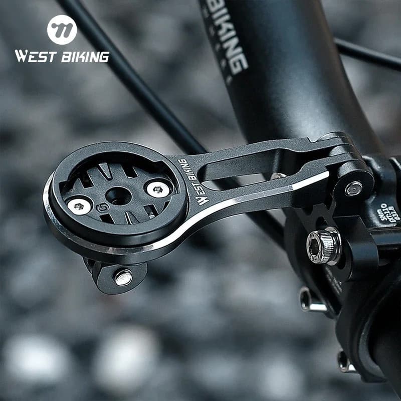 Suporte Ajustável para Ciclocomputador WEST BIKING, Suporte para Garmin, Suporte para Bryton, Suporte Duplo para Velocím