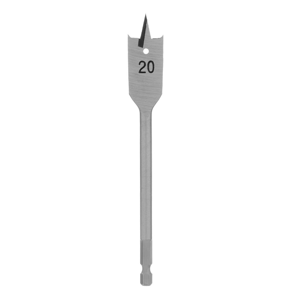 BROCA CHATA PARA MADEIRA, 20 X 150 MM, HASTE SEXTAVADA, 1PC // MTX