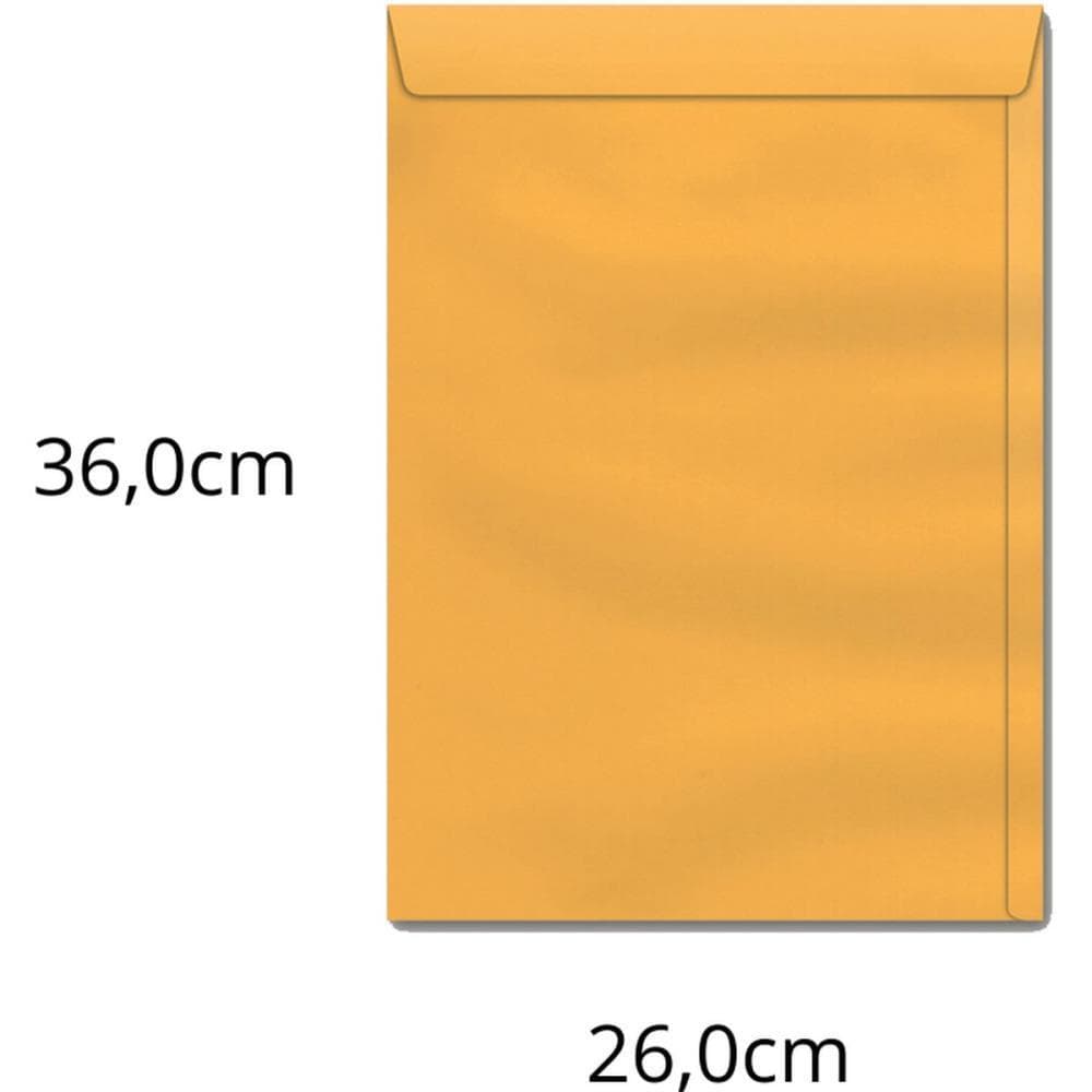 Envelope Saco Ouro 260X360 80GRS. KO 36 CX.C/250