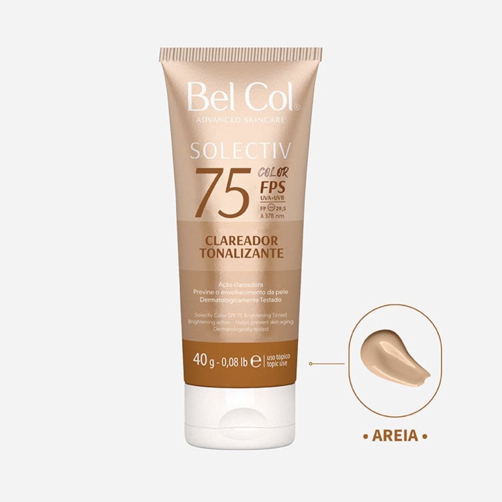 Solectiv Color Clareador FPS 75  Areia 40g