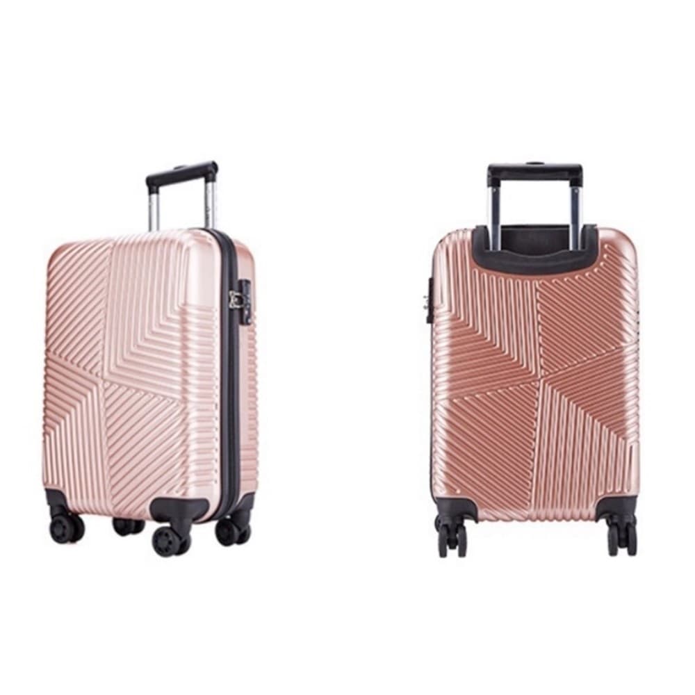 Mala viagem abs bordo rigida pequena giro 360 mao padrao