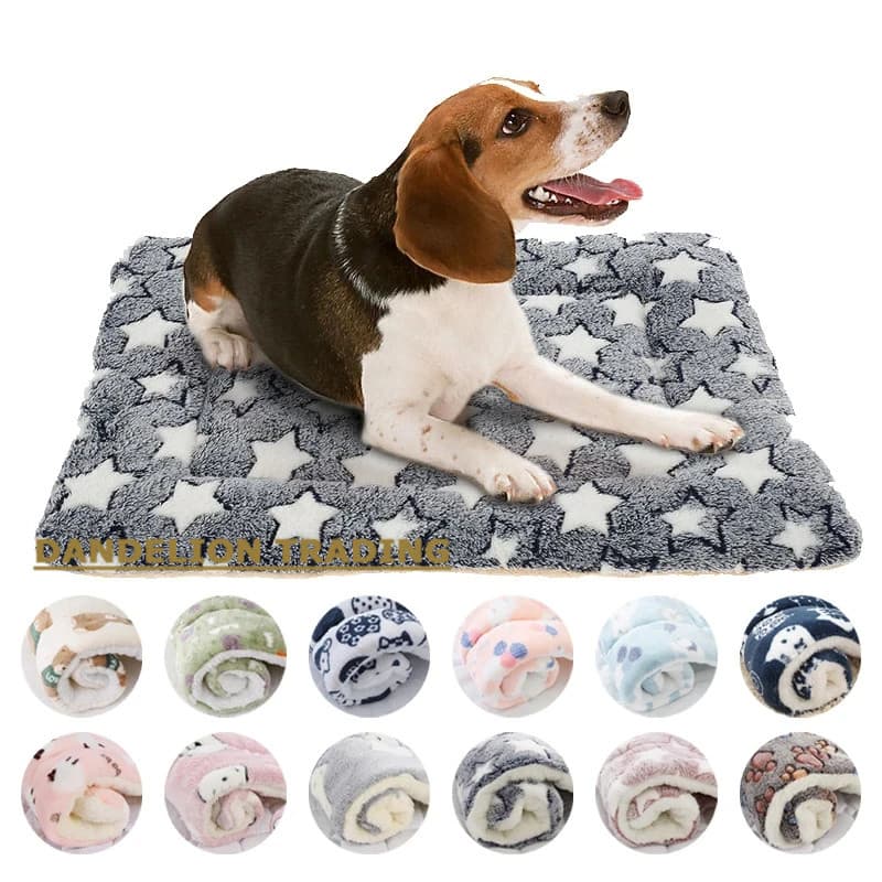 [DANDELION] Colchonete de Flanela para Animais de Estimação, Cama para Cães, Cama para Gatos, Cama para Filhotes, Sofá p